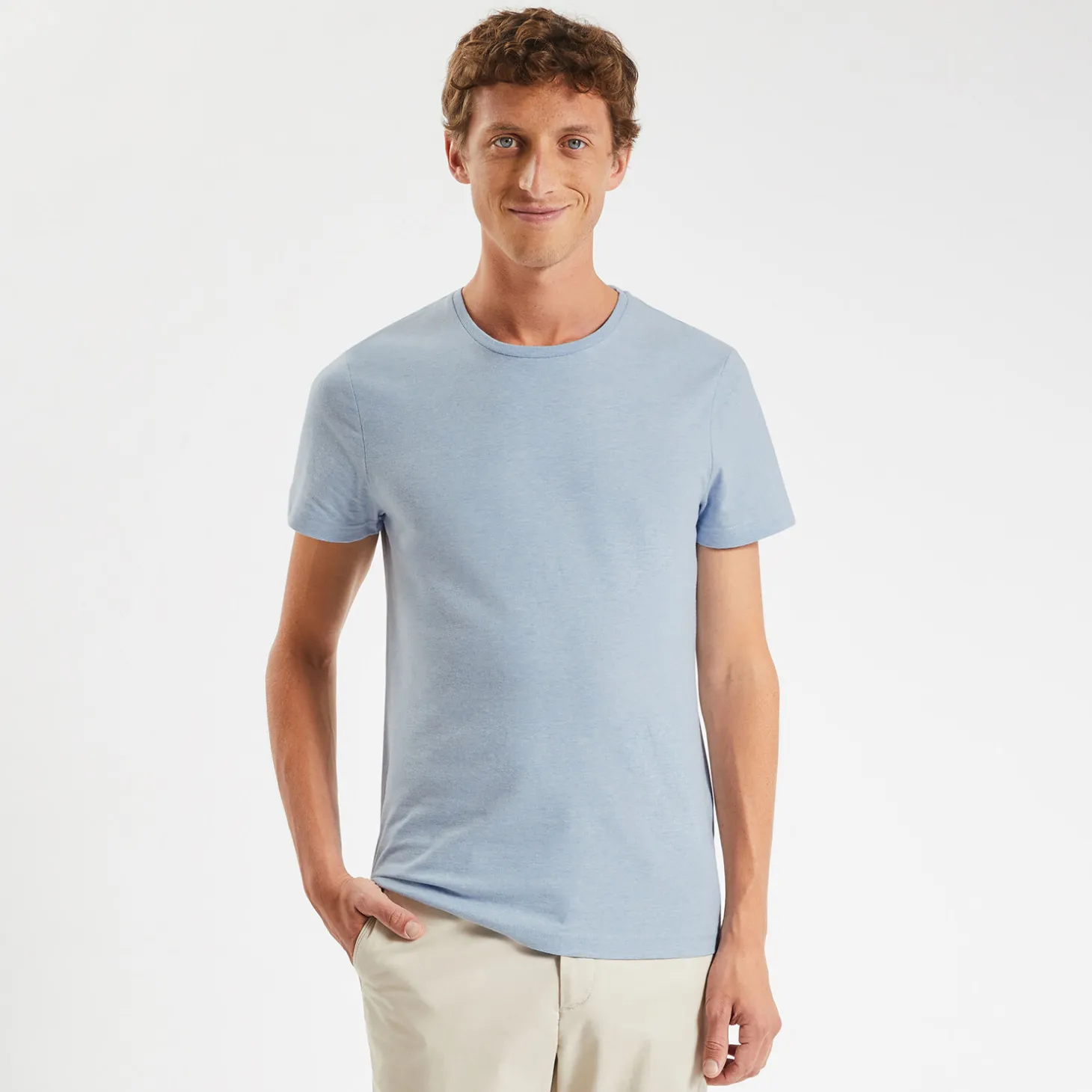 Shop Basic, effen T-shirt T-shirt