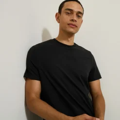 Hot Basic, katoenen T-shirt met ronde hals T-shirt