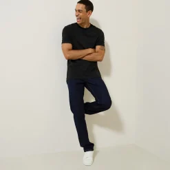 Hot Basic, katoenen T-shirt met ronde hals T-shirt