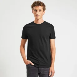 Sale Basic T-shirt met ronde hals T-shirt