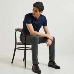 Online Basic T-shirt met ronde hals T-shirt