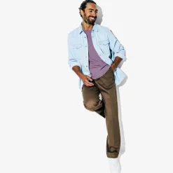 Online Basic T-shirt met ronde hals T-shirt