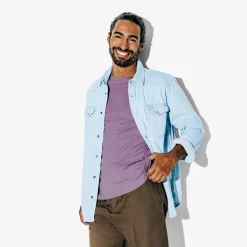 Online Basic T-shirt met ronde hals T-shirt