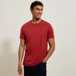 Flash Sale Basic T-shirt met ronde hals T-shirt