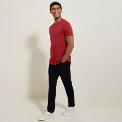 Flash Sale Basic T-shirt met ronde hals T-shirt