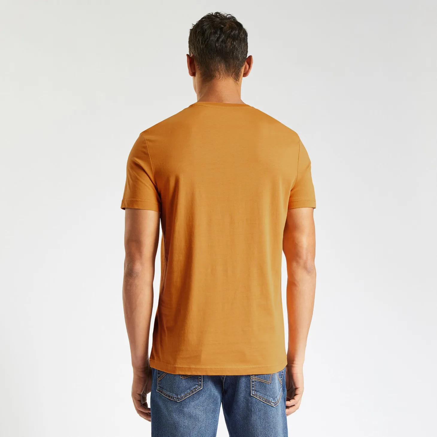 Cheap Basic T-shirt met ronde hals T-shirt