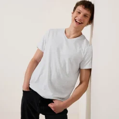 Best Basic T-shirt met V-hals in biokatoenn T-shirt