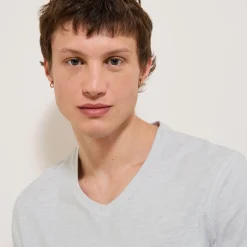 Best Basic T-shirt met V-hals in biokatoenn T-shirt