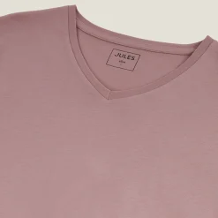 Best Basic T-shirt met V-hals in biokatoenn T-shirt