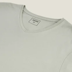 Flash Sale Basic T-shirt met V-hals in biokatoenn T-shirt