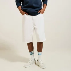 Clearance Bermuda in denim met loose snit Bermuda