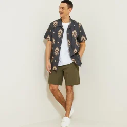 Online Bermuda in textuurstof Bermuda