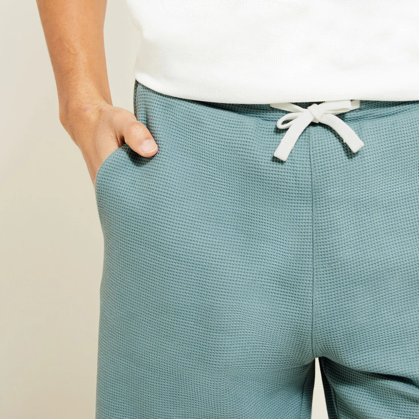 Best Sale Bermuda in wafelfleece Bermuda