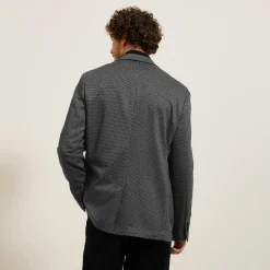 Cheap Blazerjasje met pied-de-puce-motief Kostuumvest & Blazer