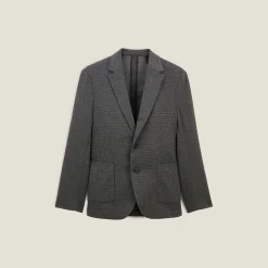 Cheap Blazerjasje met pied-de-puce-motief Kostuumvest & Blazer