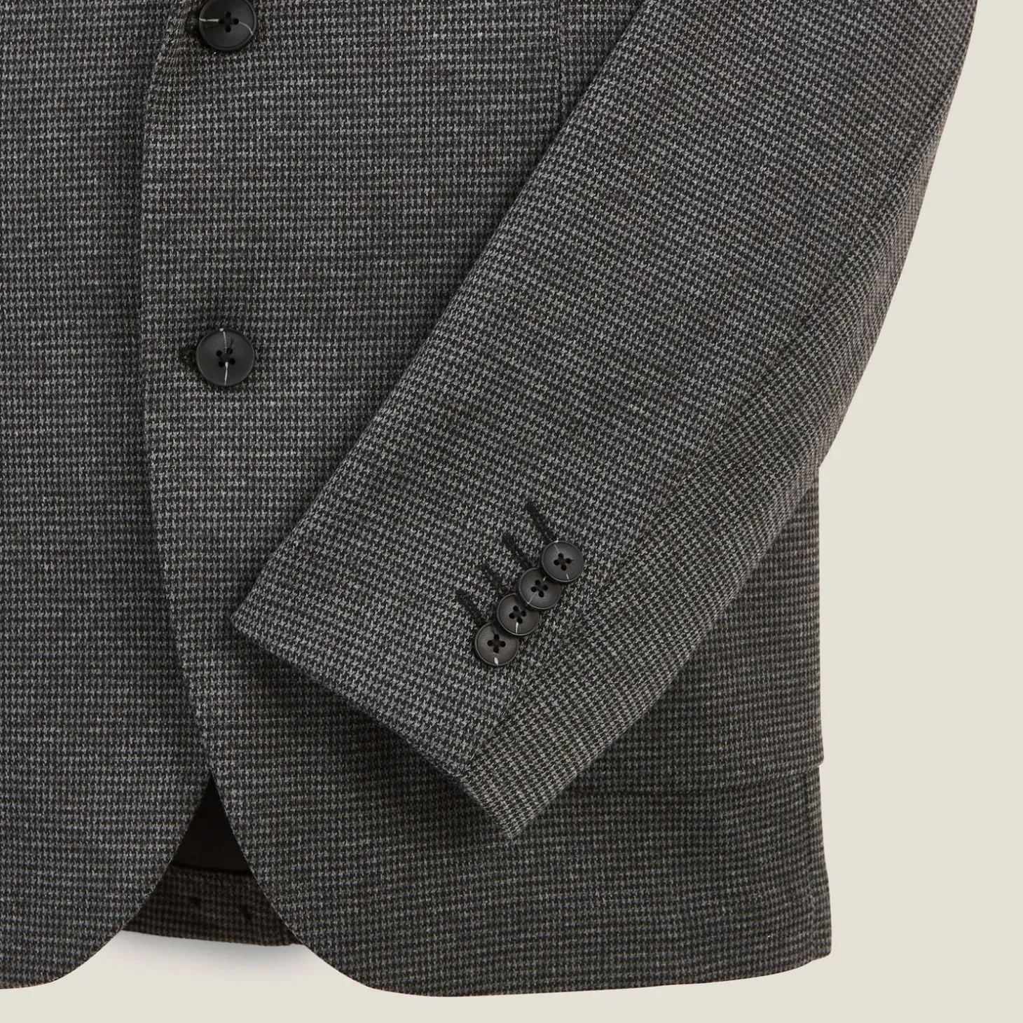 Cheap Blazerjasje met pied-de-puce-motief Kostuumvest & Blazer