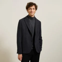 Flash Sale Blazerjasje met visgraatmotief Kostuumvest & Blazer