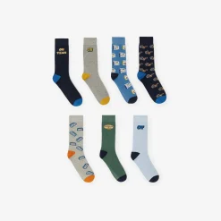 Store Box engelse versie van 7 paar fantasiesokken Sokken