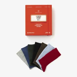 Clearance Box engelse versie van 7 paar effen sokken Sokken