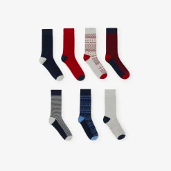 Store Box engelse versie van 7 paar fantasiesokken Sokken