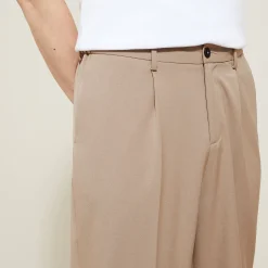 Discount Brede broek met plooien Broek