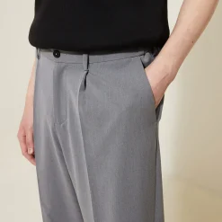 Outlet Brede broek met plooien Broek