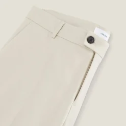 Outlet Brede broek met plooien Broek