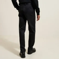 Sale Brede broek met plooien Broek