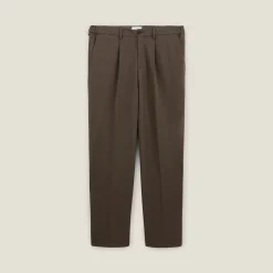 Shop Brede broek met plooien Broek