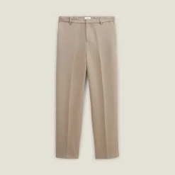 New Brede chinobroek met plooien Broek