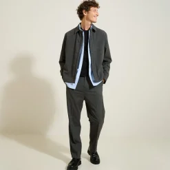 Shop Brede, flanellen broek met plooien Broek