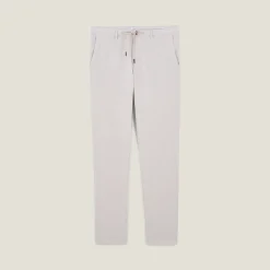 Flash Sale Broek in katoen en linnen met trekkoord Broek Chino|Broek