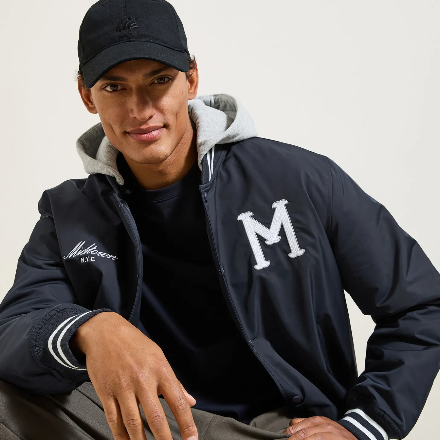 Sale Campusjack met kap Mantel & Jack