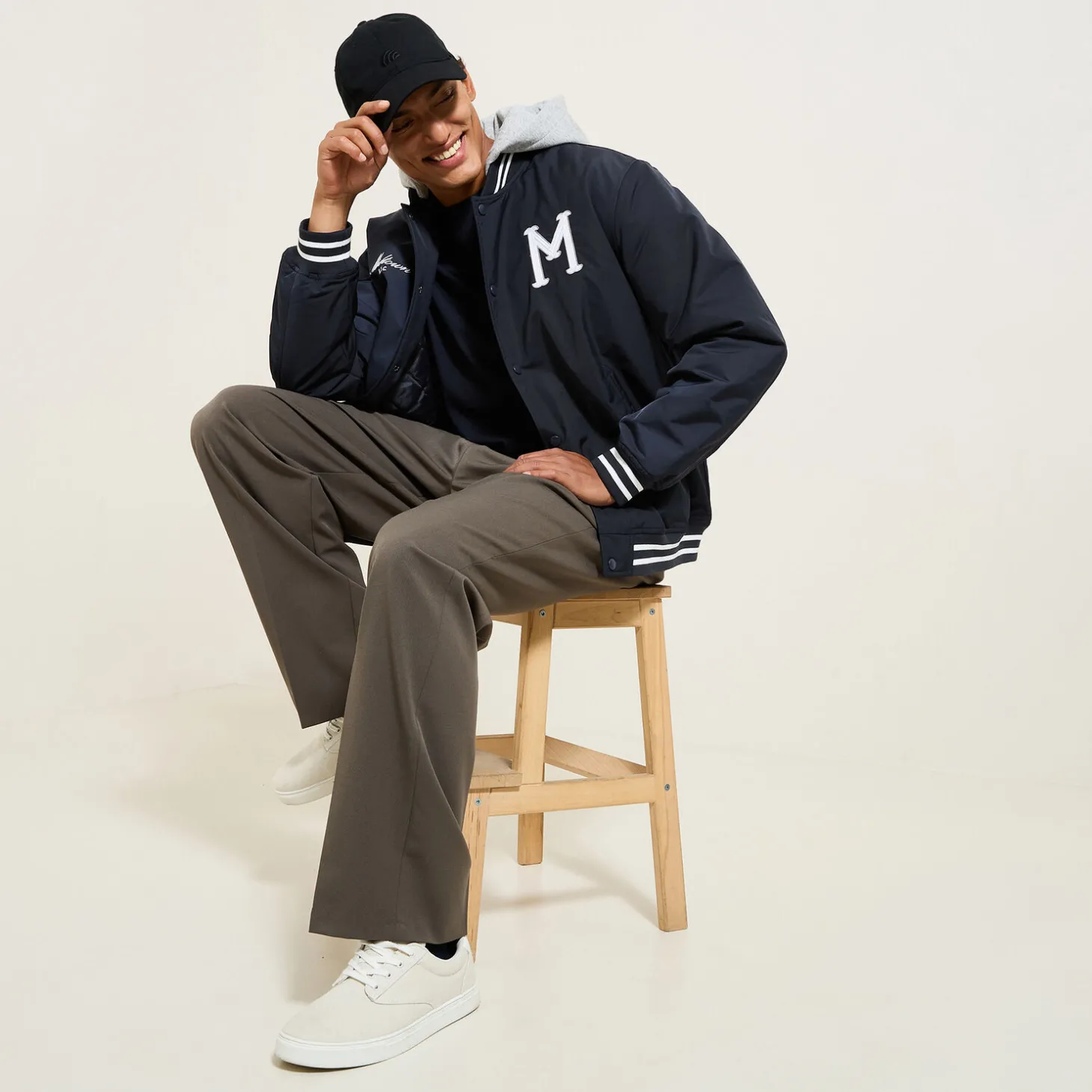 Sale Campusjack met kap Mantel & Jack