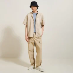 Fashion Cargobroek in technische materie Cargo Broek|Broek Chino