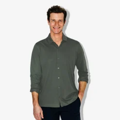 New Chemise Urbaine Vert clair Formele Overhemden|Overhemd