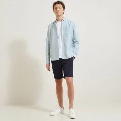 Cheap Chinobermuda met elastische taille Bermuda