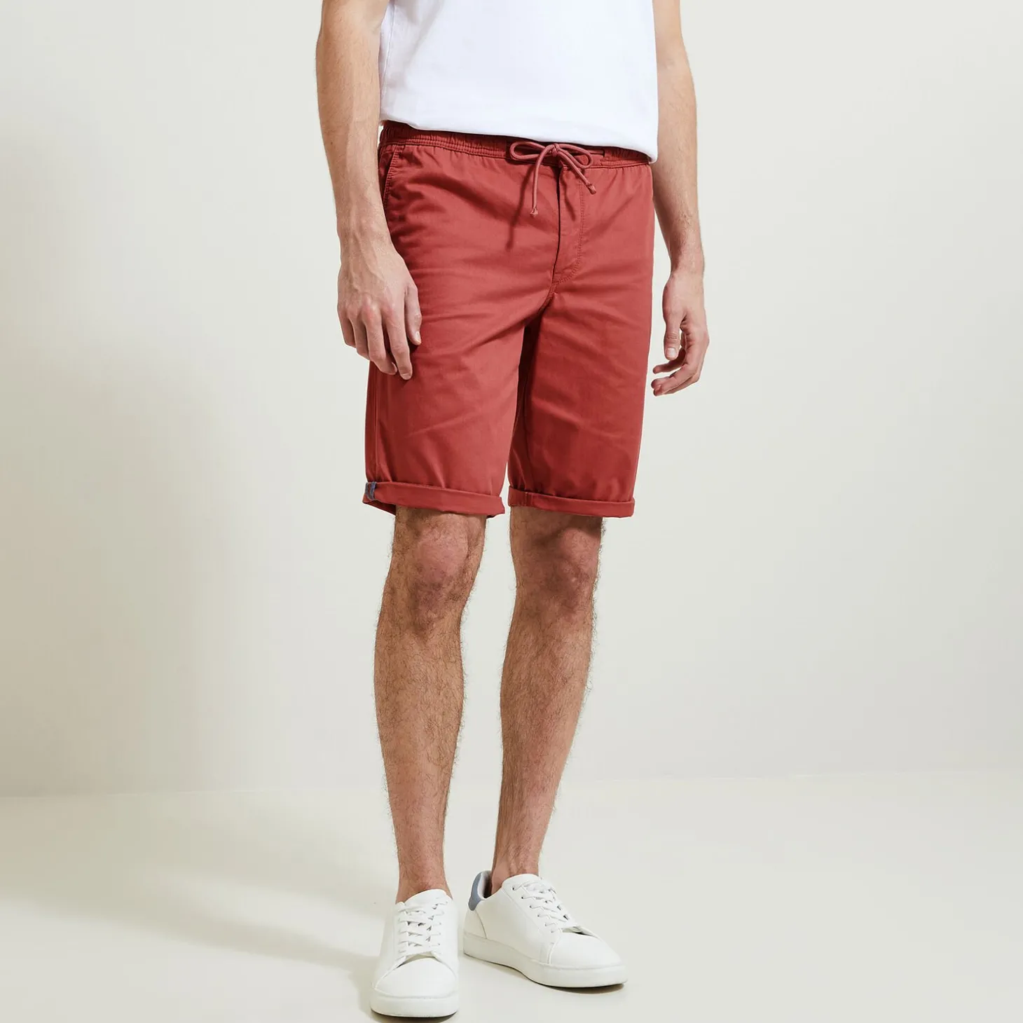 Flash Sale Chinobermuda met elastische taille Bermuda