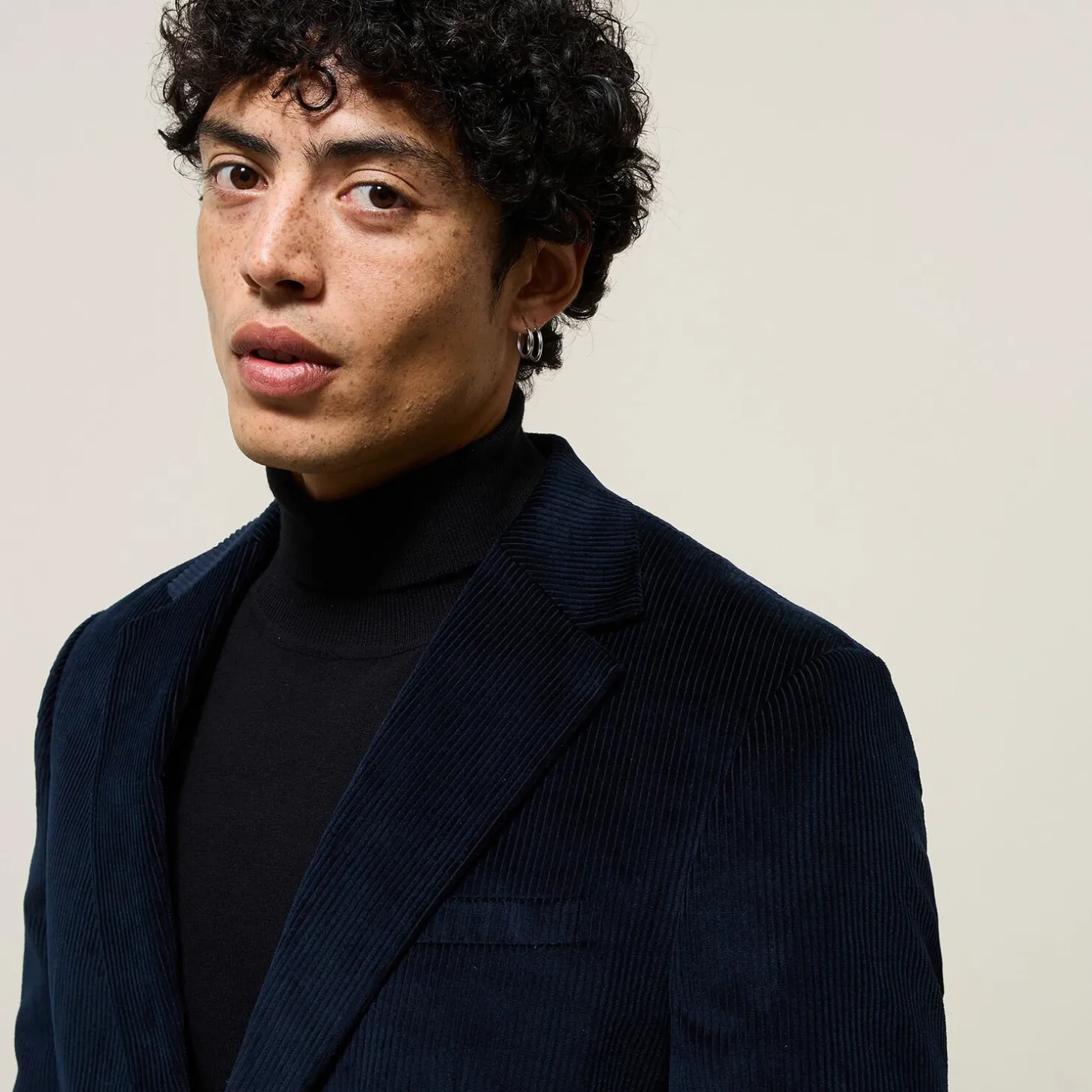 Sale Comfortabel ribfluwelen kostuumvest Kostuumvest & Blazer|Kostuumvest