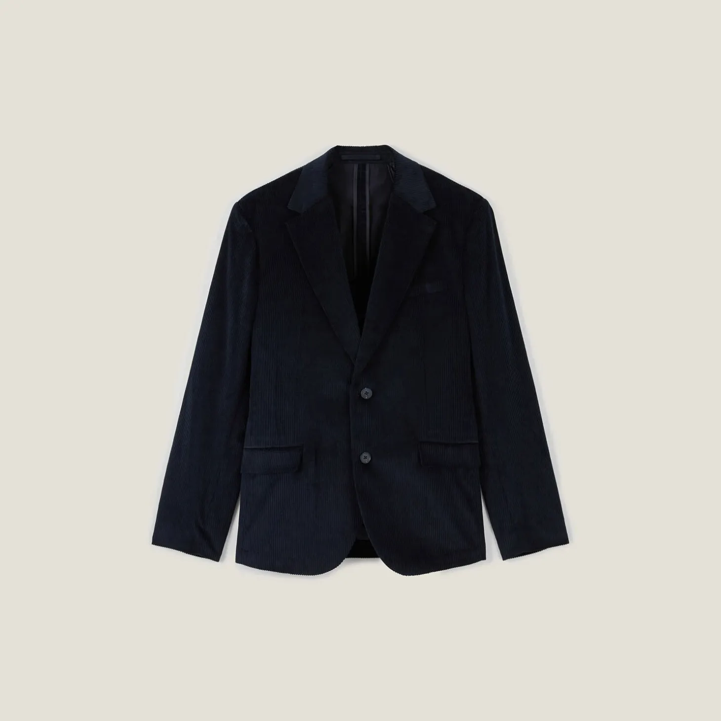 Sale Comfortabel ribfluwelen kostuumvest Kostuumvest & Blazer|Kostuumvest