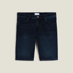 Online Denim bermuda in gerecycled katoen Bermuda
