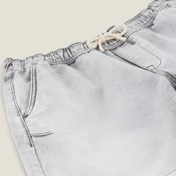 Flash Sale Denim bermuda met gebreide look Bermuda