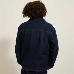 Outlet Denim jasje met teddyvoering Mantel & Jack