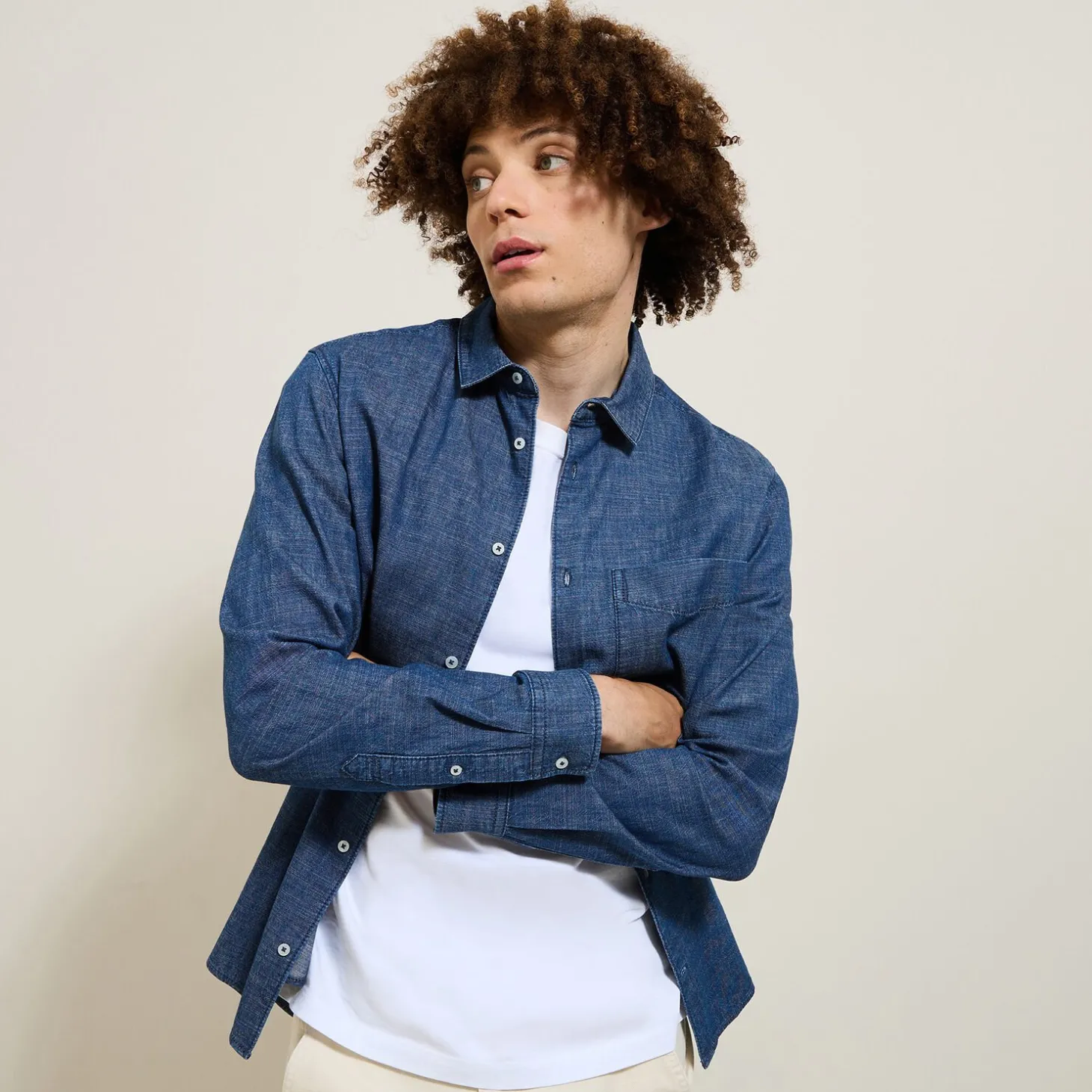 Cheap Denim overhemd Overhemd