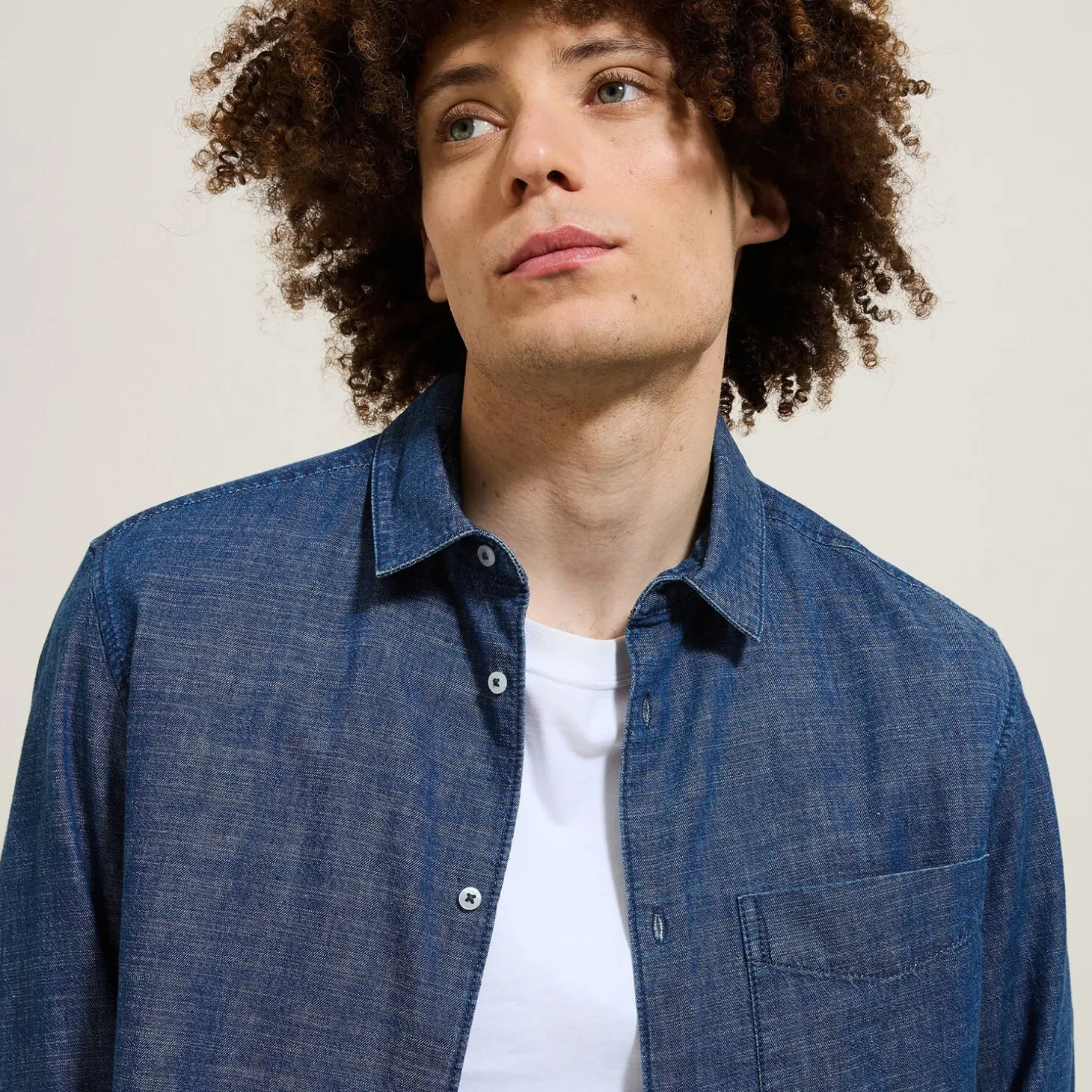 Cheap Denim overhemd Overhemd