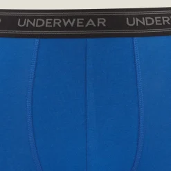 Online Effen boxer in biokatoen Boxer