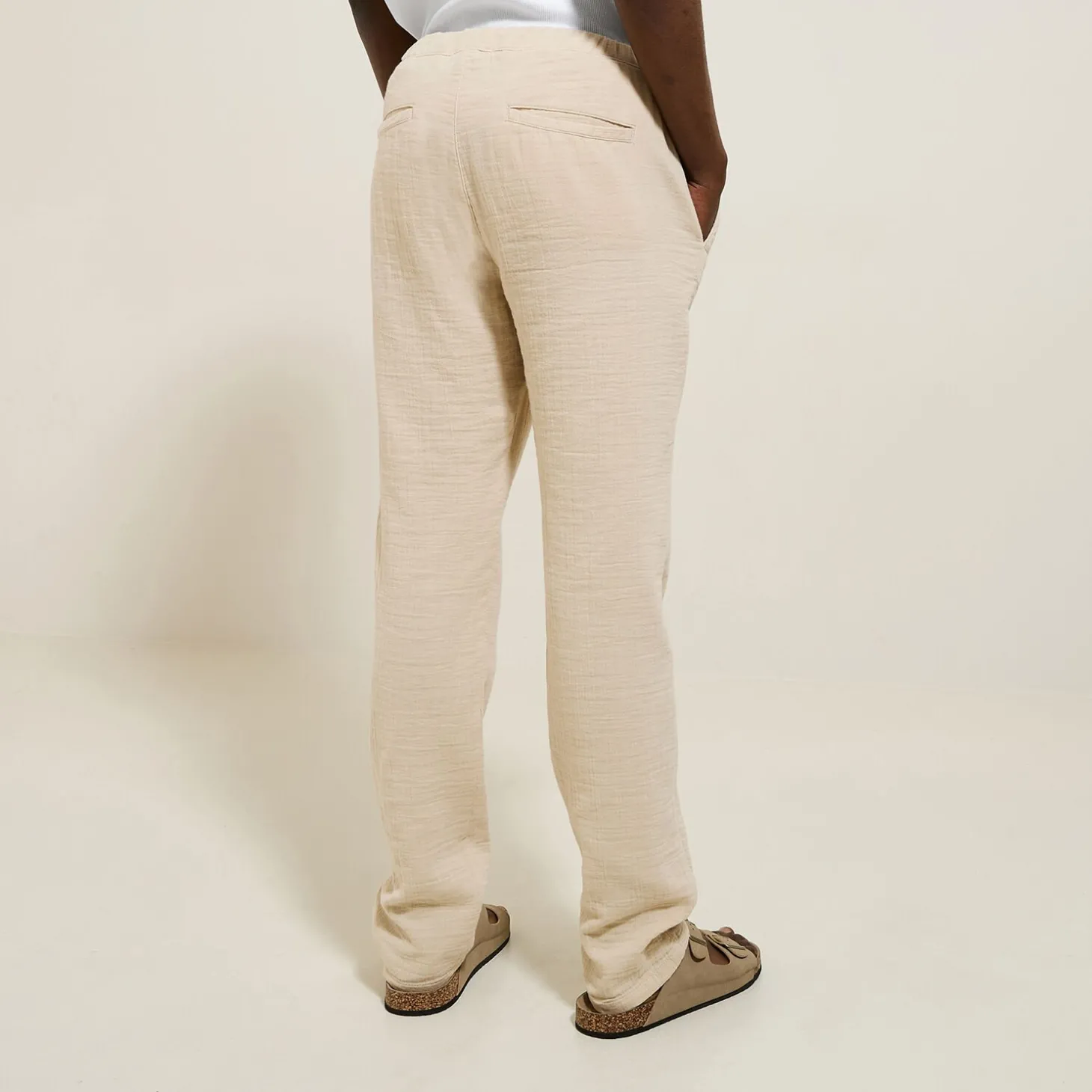 Discount Effen broek in katoengaas Broek Chino|Broek