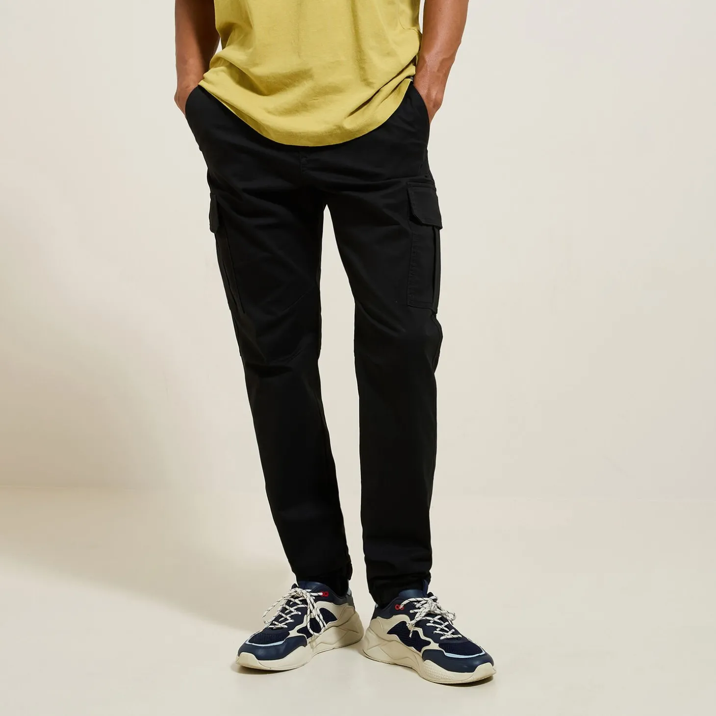 Sale Effen cargobroek Cargo Broek|Broek Chino