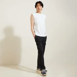 New Effen mouwloos hemdje met ronde hals in katoen T-shirt