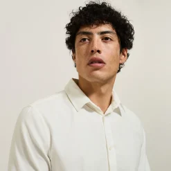 Best Effen overhemd in piquékatoen Overhemd